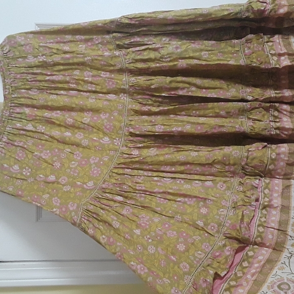 SOLD Spell Dahlia Maxi Skirt Bronze BNWT Large FSOT - Picture 4 of 16